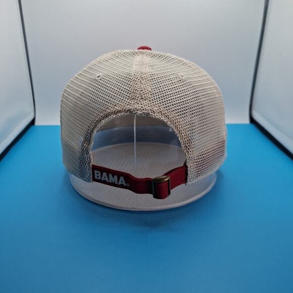 Alabama Crimson Tide Dad Hat Cap Strap Back Mesh Soft Flexible Bill Womens Red - Picture 4 of 7